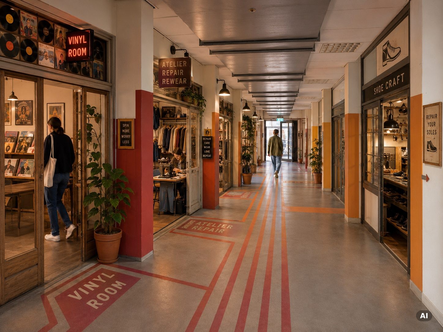 Gang met Vinyl Room en Shoe Craft
