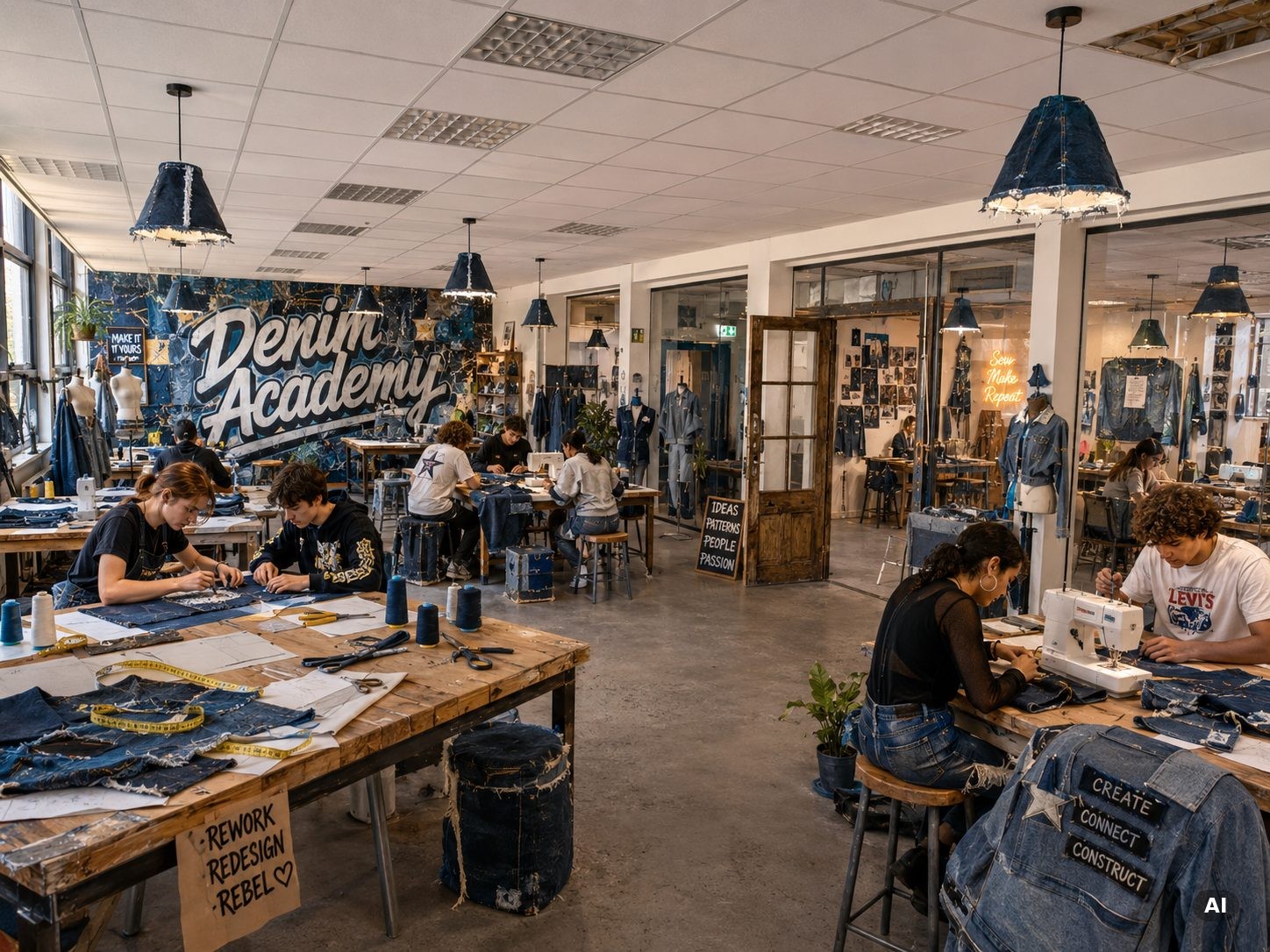 Denim Academy werkplaats